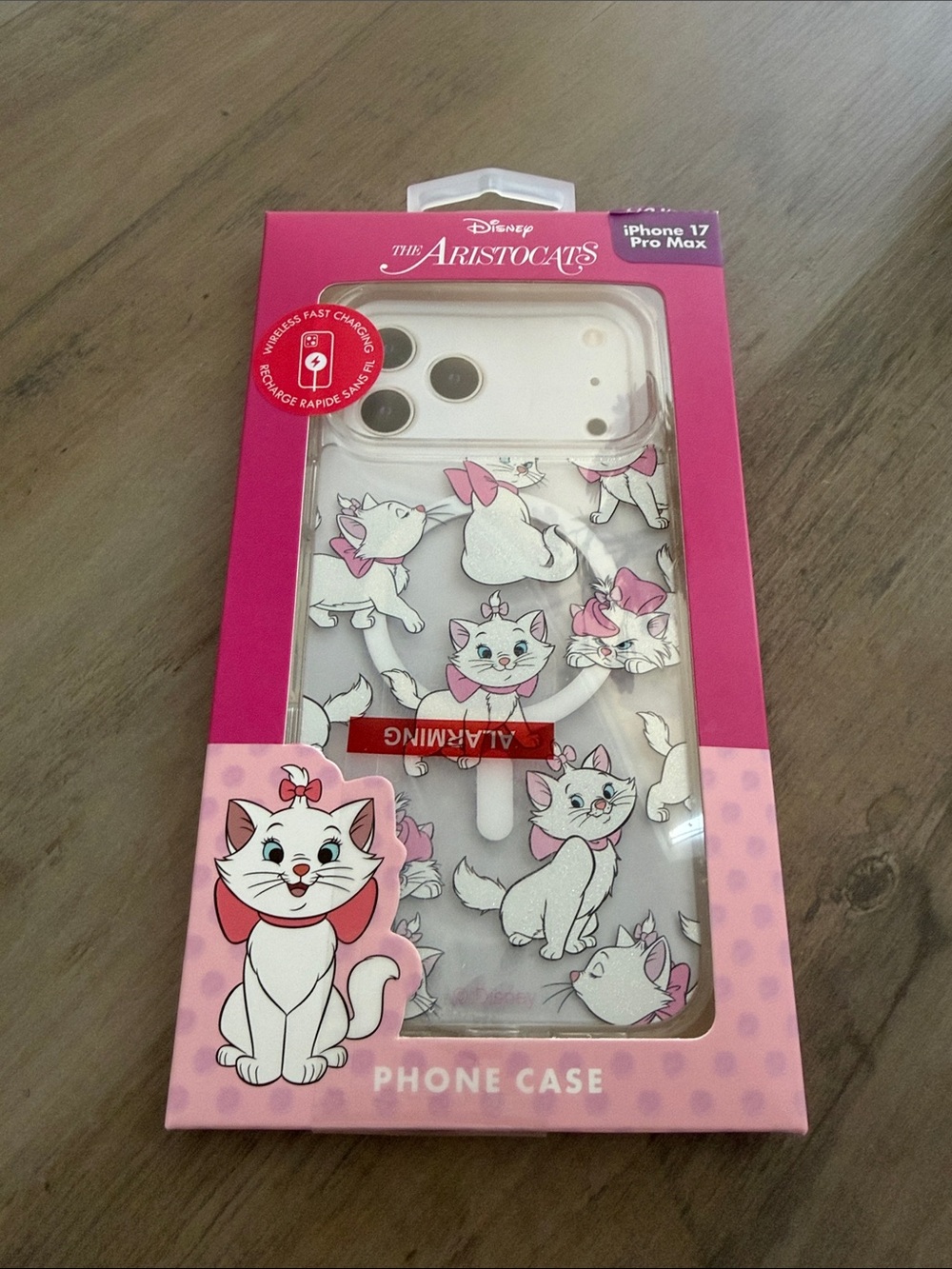 Disney The Aristocats Pink & White iPhone 17 Pro Max Case